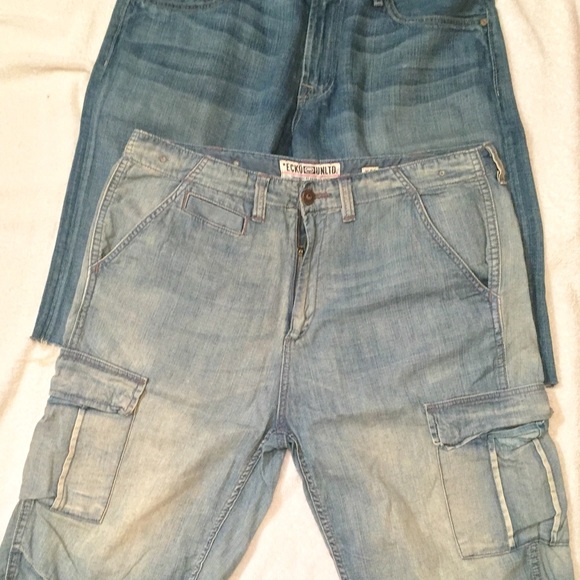 SEVEN,GUESS,LEVIS,ECKO DENIM SHORT LOT 36 MENS - Picture 3 of 4